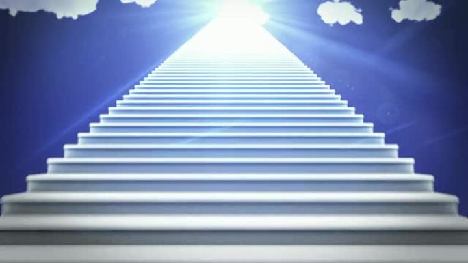 通往天堂的阶梯天梯攀踏心愿