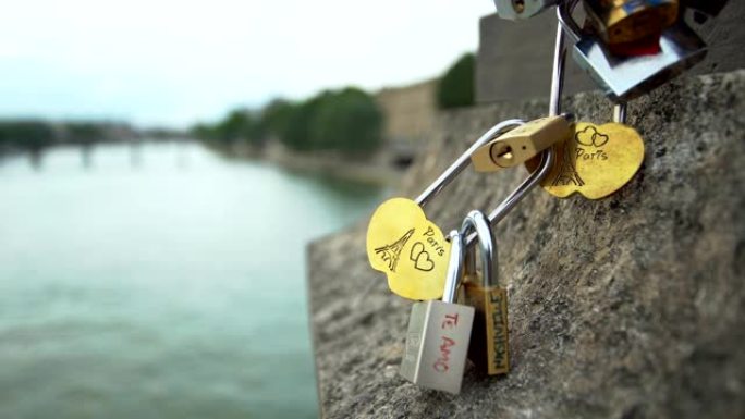 法国巴黎爱情锁桥