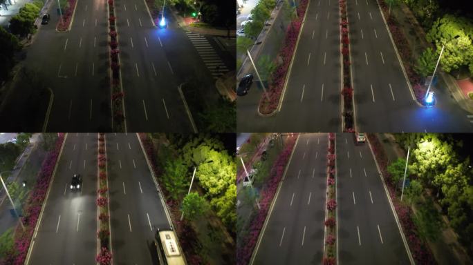 台州温岭老城区夜景航拍DJI_0957