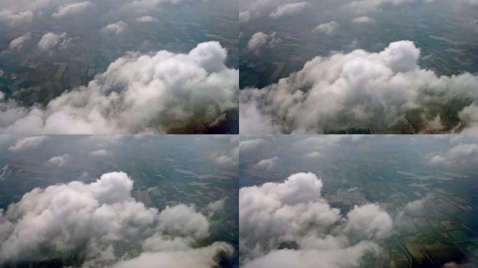 雾霾空气污染飞越泰国曼谷