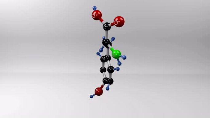 酪氨酸分子。