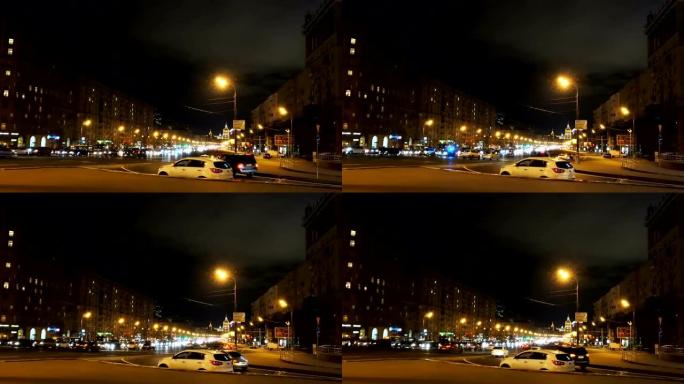 汽车交通，库图佐夫斯基大街高峰时段交通拥堵