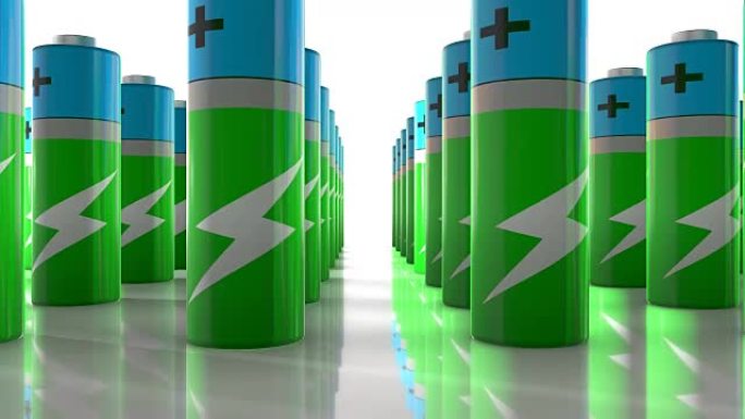 绿色电池电源快速充电绿色电源