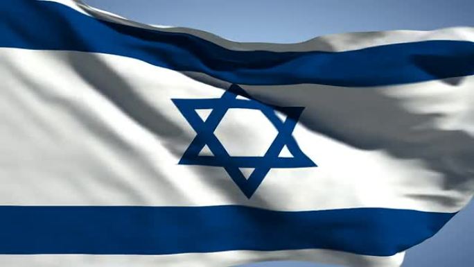 以色列挥舞旗帜