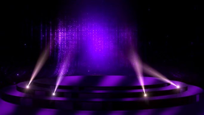 紫色舞台