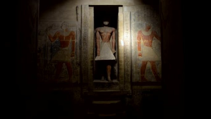 参观埃及吉萨金字塔中的塞加拉墓。