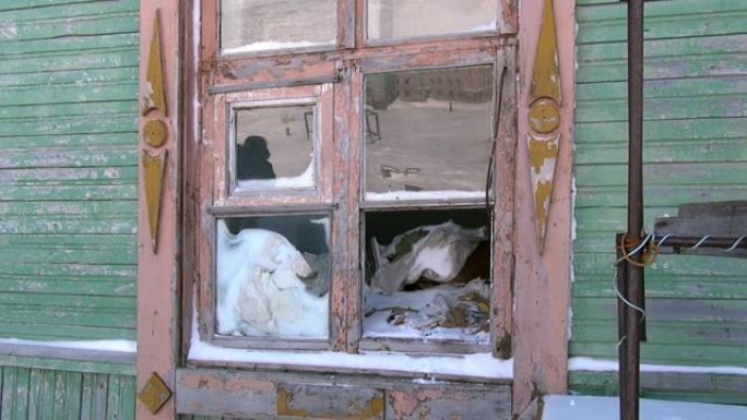 被遗弃的古迪姆鬼城Anadyr-1俄罗斯最北部的楚科奇。