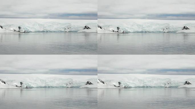 乔治王岛是南极洲南设得兰群岛中最大的南冰洋-南极洲海岸线有冰层-南极半岛