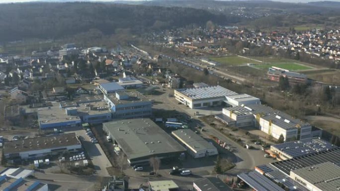 威弗丁根-辛根工业区的天线-缩小盘右
