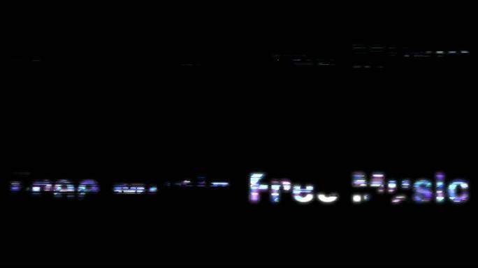 免费音乐故障词