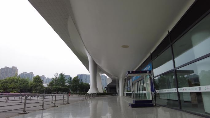 杭州火车东站推进运镜镜头