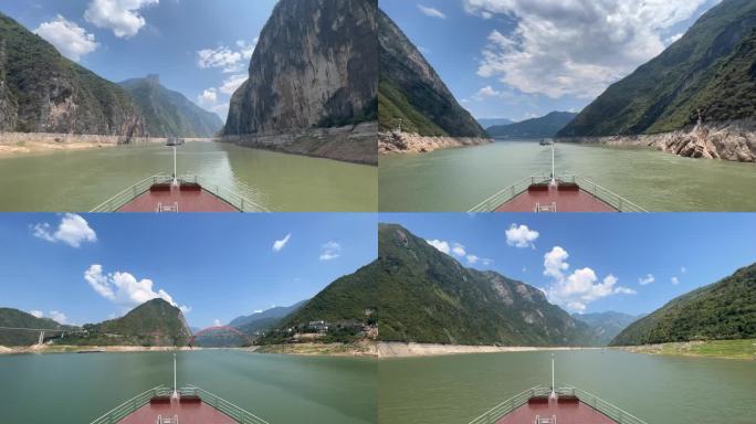 三峡游轮 瞿塘峡+巫峡延时摄影2k01