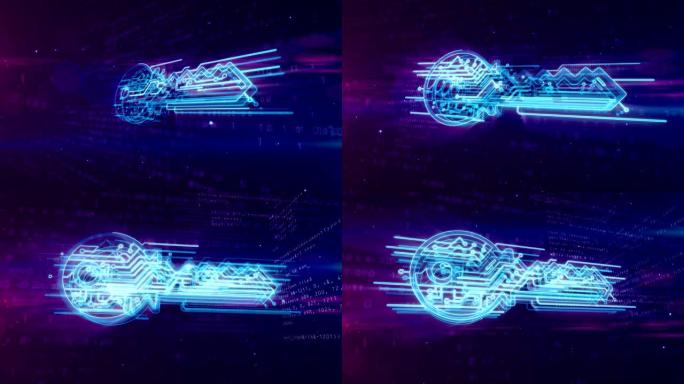 数据加密的数字概念与网络密钥