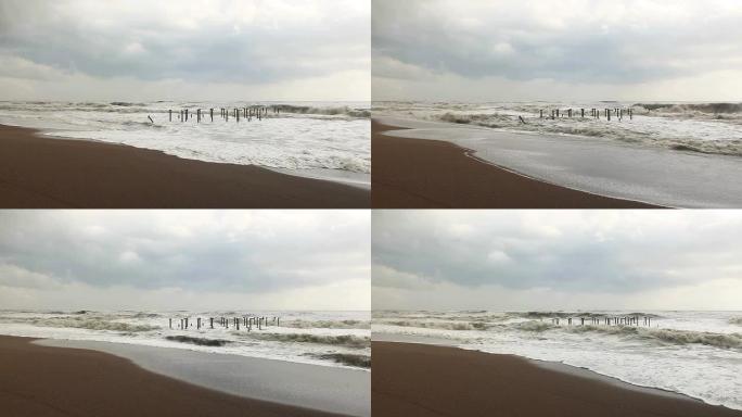 高清: 风暴和海浪