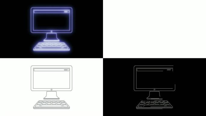 动画电脑桌面图标4K