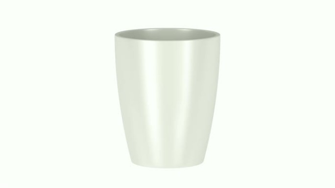 白色陶瓷杯