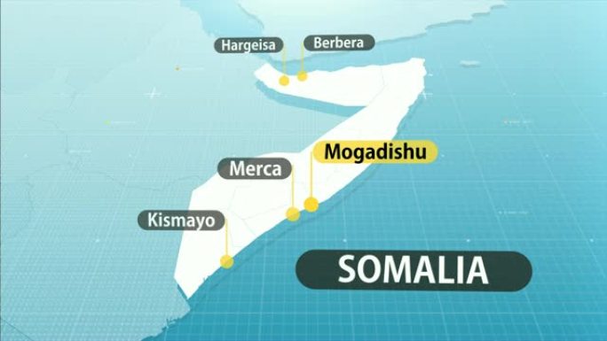 索马里的地图