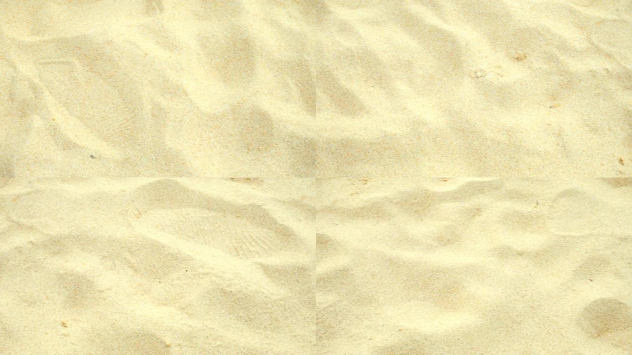 沙滩上的沙子纹理。