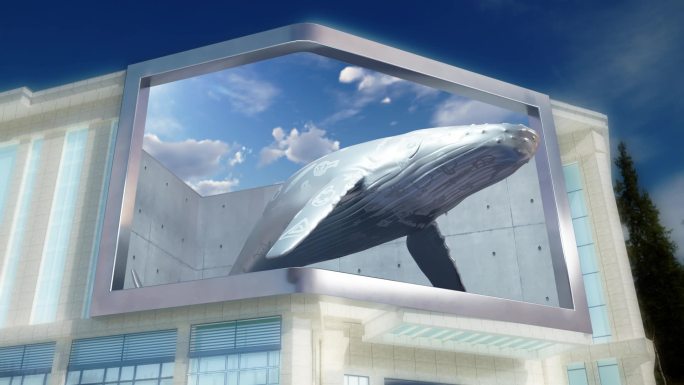 2K鲸鱼裸眼3D折幕L幕