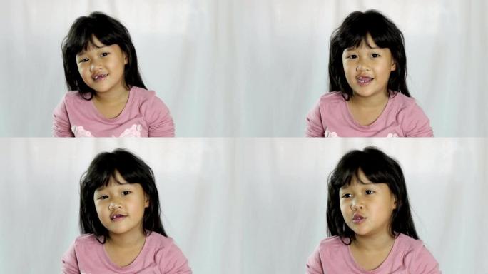 亚洲小女孩的肖像