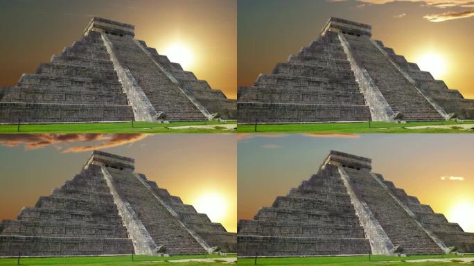 奇琴伊察玛雅，墨西哥库库尔坎金字塔