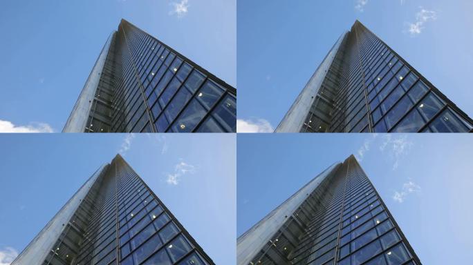 伦敦的蓝天高楼