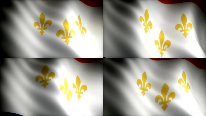 路易斯安那州新奥尔良旗