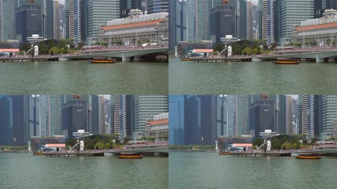 新加坡滨海湾鱼尾狮