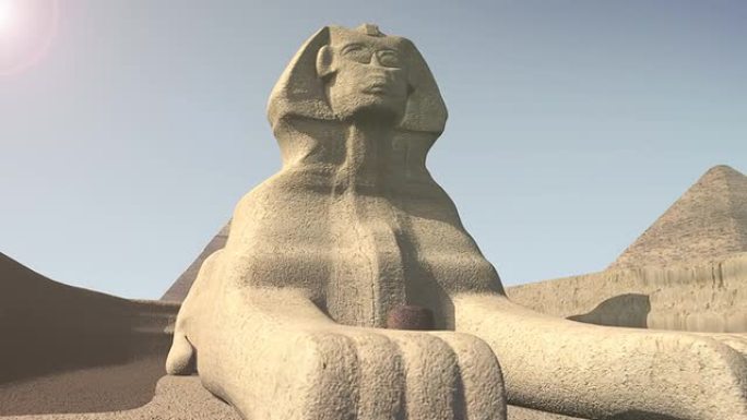 埃及狮身人面像的动画