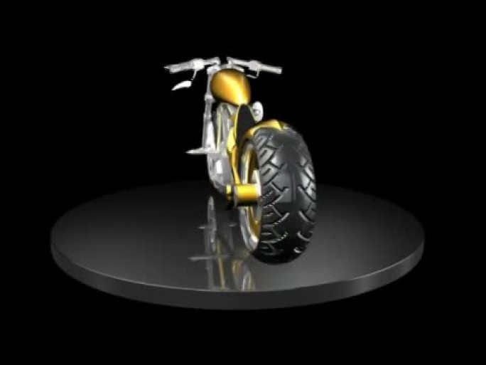 3D旋转摩托车
