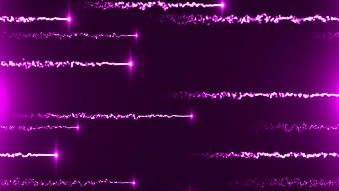 粉紫色粒子左向右视频-循环2