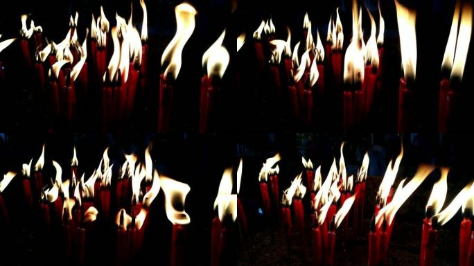 蜡烛点燃是为了尊重中国人民的尊重，农历新年。