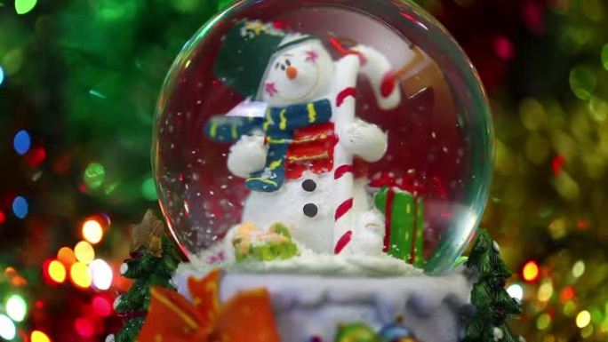 雪人球体玩具圣诞装饰