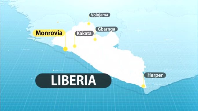 利比里亚地图