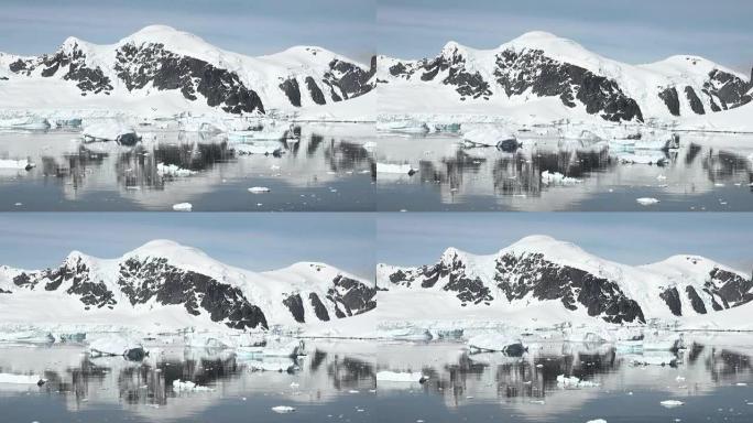 南极洲海岸线-全球变暖-冰层