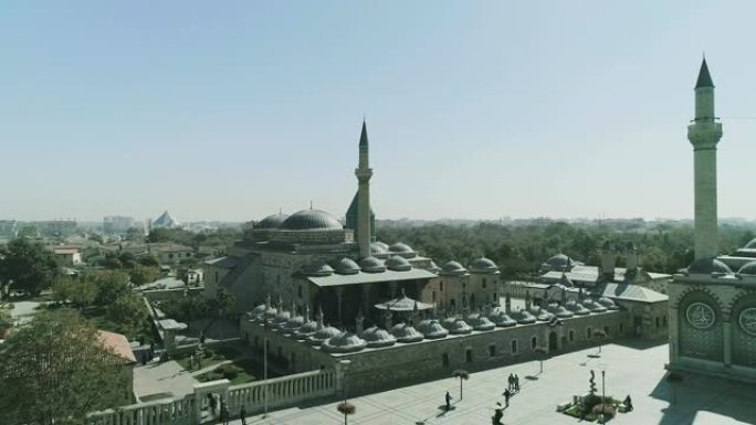 科尼亚梅弗拉纳清真寺建筑群鸟瞰图5