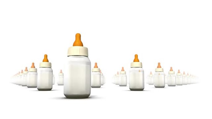 婴儿奶瓶低角度环分娩乳酸医院托儿所