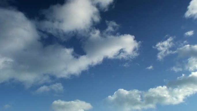 天空延时背景。头顶上的白云。循环。高清。