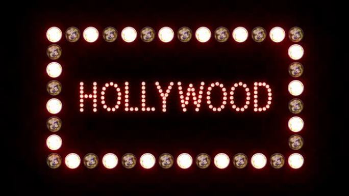 好莱坞标志高清视频循环