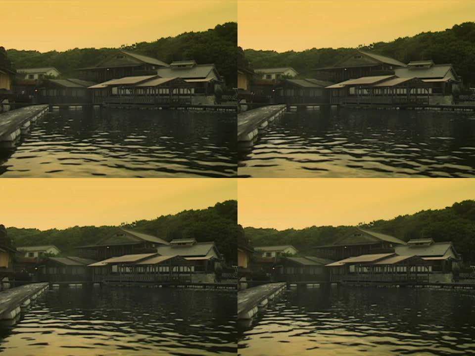 日本温泉旅馆，海边 (NTSC视频)