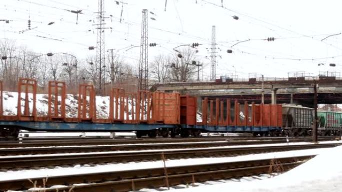 铁路货车铁路4k