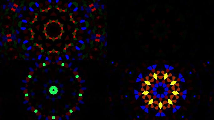 彩色视觉效果xtc万花筒