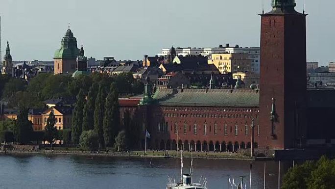 斯德哥尔摩市政厅。瑞典。