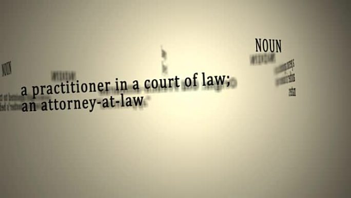 定义: 律师