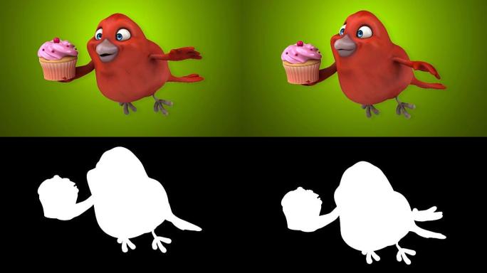 电脑动画-红鸟