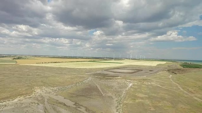 风力发电机领域生物能源再生工程奇迹。航空测量