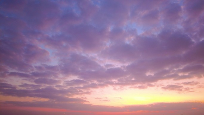 傍晚黄昏彩霞云彩延时风景视频素材9