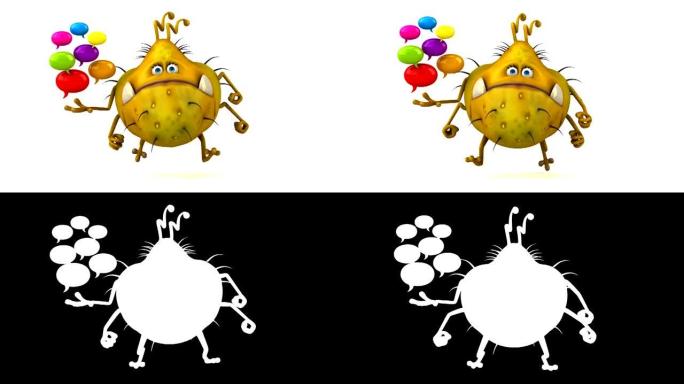 有趣的细菌-3D动画