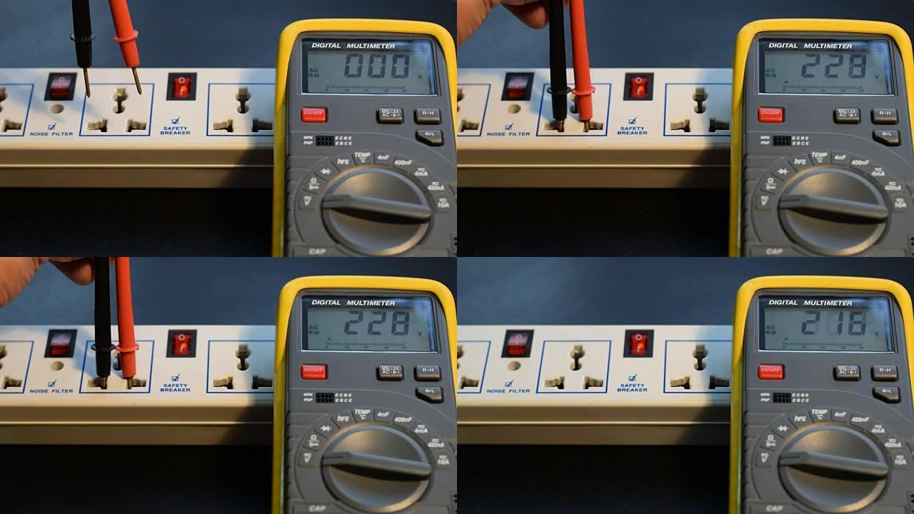 测量交流电压。