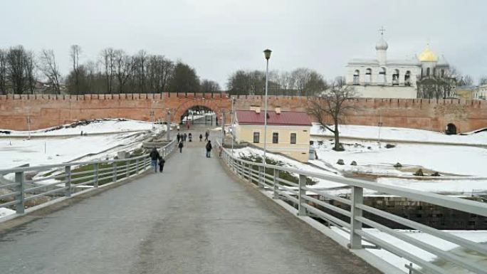 诺夫哥罗德克里姆林宫与大桥，V。诺夫哥罗德，俄罗斯